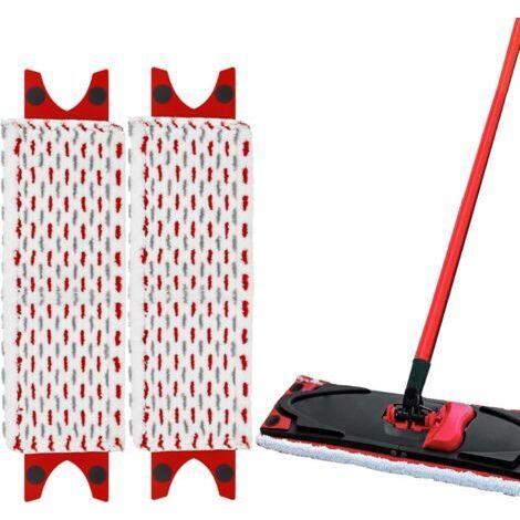 2 Pack Mop Refill Compatible with Vileda Ultramax, Absorbent Microfiber Mop Refill Kit, Replacement Microfiber Pad Reusable, for Cleaning Stains, Washing Floors (1/5)