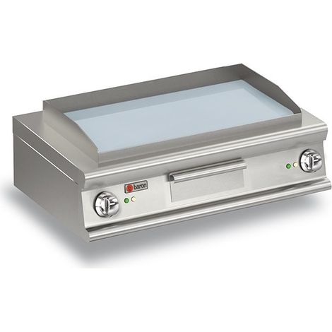 Plancha électrique à poser - Plaque lisse chromée - 10 kW - Baron