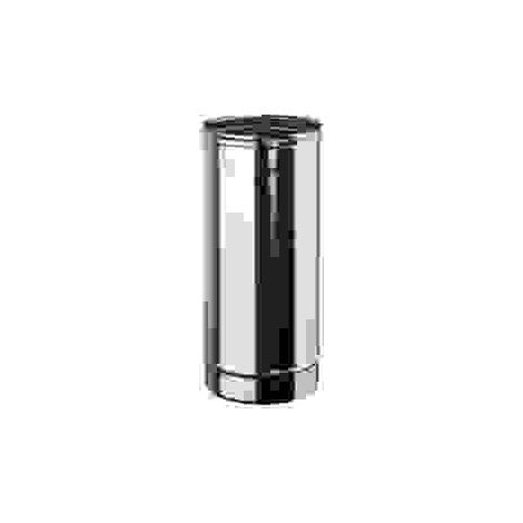 Tubo monoparete acciaio inox Aisi da 50 cm dm 100 mm