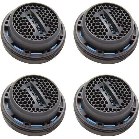 Aérateur de rechange pour pièce de monnaie Régulateur de débit 7,5 L/min M24 x 4 sans buse de mélange à clé, filtre à cartouche mixte (M24 x 4)