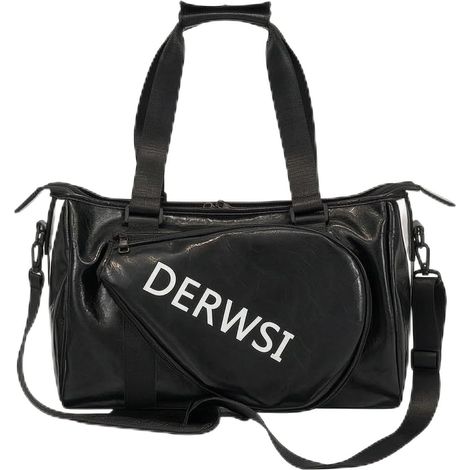 Quilted Duffel Bag, 42 × 23 × 28 cm, Black, Black (1/5)