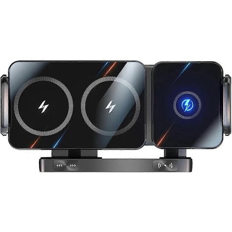 Support de téléphone de voiture avec chargeur rapide sans fil 15 W A (1/5)