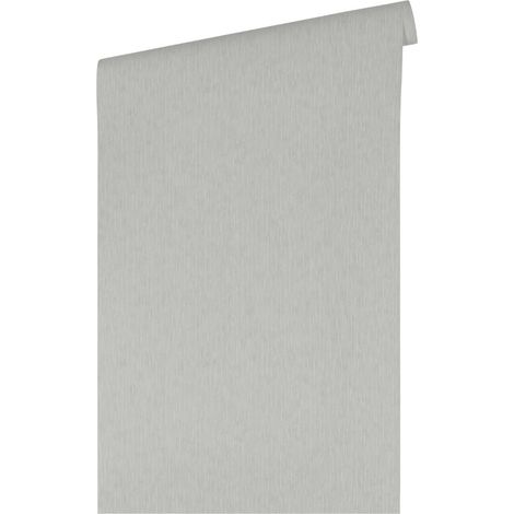 A.S. Création Vliestapete Versace 6 10,05 x 0,70 m Uni Silber leicht glänzend mit Struktur (1/2)