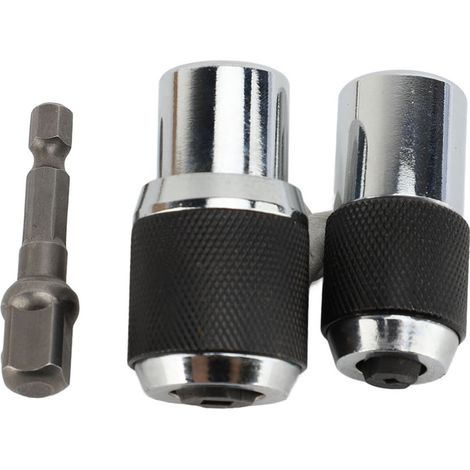 Set de douilles à taraud 3/8 pouce entraînement carré extracteur réglable avec adaptateur pour tarauds M3-M6 M8-M12 réparation de machines, voitures 3 pièces (1/2)