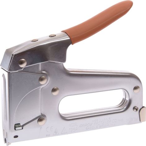 Arrow T25 Low Voltage Wire and Cable Staple Gun (Model AT25) - Heavy-Duty Wiring Tacker for Electrical and Networking Installations