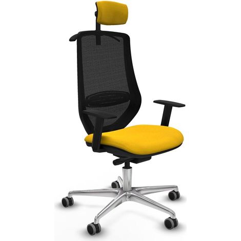 Piqueras y Crespo D086G2H Komfort Bürostuhl Gelb (1/3)
