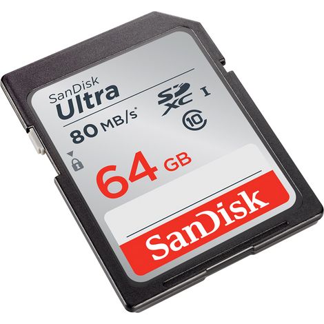 SD-10/64-Sand UHS-I Speicherkarte, SDXC 64 GB SanDisk (1/3)