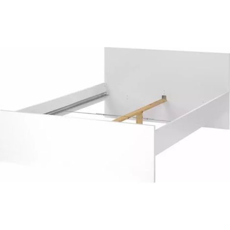 giroletto piazza e mezza "naia" bianco lucido 140x200 cm (1/4)