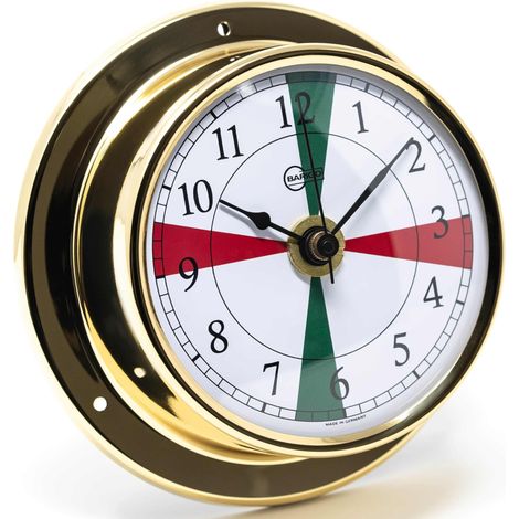 BARIGO 683MSFS TEMPO - Orologio al quarzo 110 x 35 mm, con cassa in ottone lucido, vetro minerale, segmenti di blocco a 3 minuti (1/5)