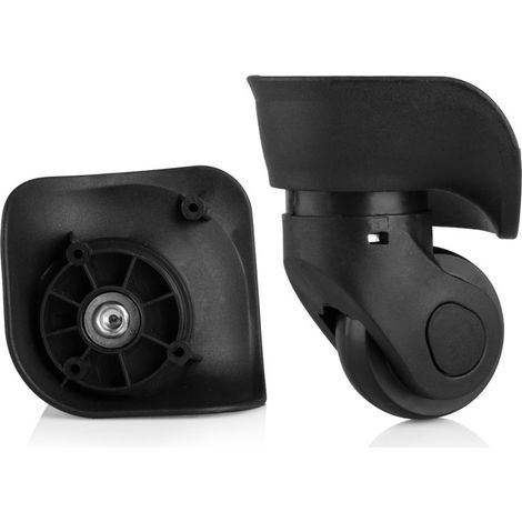 Roulettes de valise universelles W041-2, grandes roues pivotantes 360°, résistantes et durables (1/4)