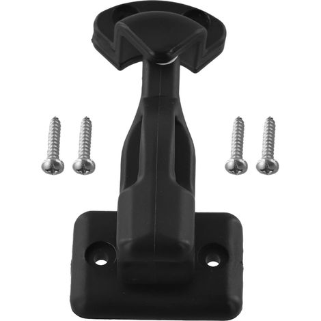 Loquet rotatif pour portes d'armoire et de tiroir, blanc/noir (1/5)
