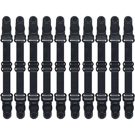 10 Pièces Attache Masque - Extension Masque Chirurgical - Ajustable 14-21 cm - Pour Adulte - Tissu Élastique Doux (1/4)