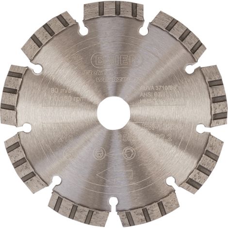 Baier Disque diamant Laser Turbo Premium 150 x 22,2 mm