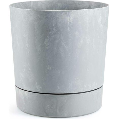 Vaso da fiori di azalea con sottovaso (riciclo) (1/5)
