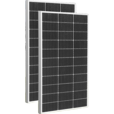 Panneau Solaire, Puissance Max 600w, Efficacité Monocristalline 21,8%, Design Résistant aux Intempéries, 300w 2pcs 150w kit (1/2)