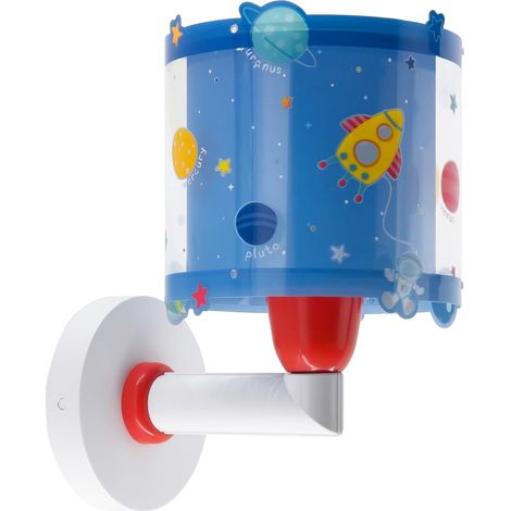 Applique Murale Enfant Planets Planètes 41349 Bleu, Lumière murales pour chambre Chevet chambre d'enfants, 41349, E27 (1/5)