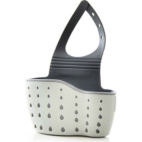 2 pièces Étagère d'évier de cuisine, support de vidange pour savon, éponge, panier suspendu à deux étages, rangement à ventouse, organisateur de cuisine, accessoires d'évier, lavage, livraison directe