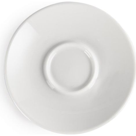 Soucoupes Pour Tasses À Espresso Blanches 120mm (Lot de 12) - Ref Y112 - Olympia (1/5)