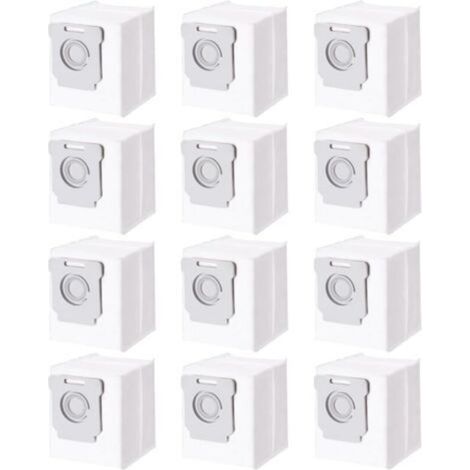 12 Staubsaugerbeutel für iRobot Roomba i7 i7+ i3 i3+ i4 i4+ i6 i6+ j7 j7+ i8 i8+S9 S9+ E5 E6 E7, Staubbeutel Zubehör für iRobot Roomba Allen Staubsauger Clean Base