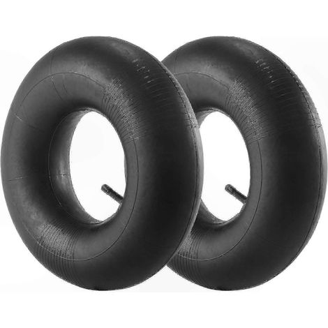 Paire de chambres à air 15x6.00-6 pour tondeuse à gazon, valve TR13, compatible équipements de jardinage et véhicules utilitaires (1/5)