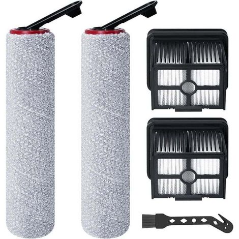 Ersatzbürstenwalze und HEPA-Filter für DREAME H15 Pro / H15 Mix / H12 Pro FlexReach Staubsauger und Wischmopp, 2 Bürstenwalzen + 2 Filter + 1 Reinigungsbürste
