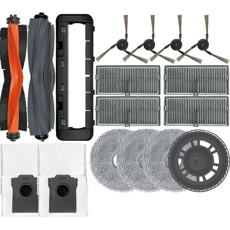 Accesorios para aspiradoras robot Dreame, específicamente para el modelo X40 ULTRA: cepillo principal/cepillo giratorio/cepillo lateral/mopa/filtro HEPA. (1/5)