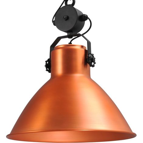 Lampe à suspension Industria 44 Bud 44cm cuivre rouge avec noir - 2011-55-55-EV-K (1/3)