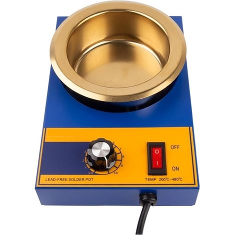 Pot à souder 300W, Four de d'étain, thermorégulation, Bain à dessouder, 100/80/50/38mm, 200450 Centigrades(MT-D) (1/5)