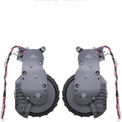 Lot de 2 roues motrices compatibles avec les modèles Roborock S5 Max, S7, S6 Pure, S6 MaxV, E4, E5 et S7 Pro Ultra. Roues de déplacement pour aspirateur, roue gauche + roue droite. (1/4)