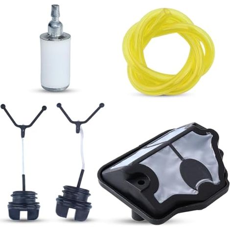 Filtre à air Kit de bouchon de mazout de gaz pour Husqvarna 136 141 137 142 36 41 Tronçonneuse Pièces de rechange (1/5)