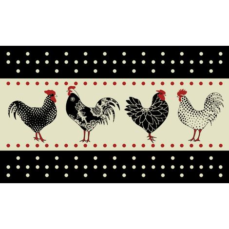 TAPIS VELVET POULE 1 45X75 MERCURY D1121-3