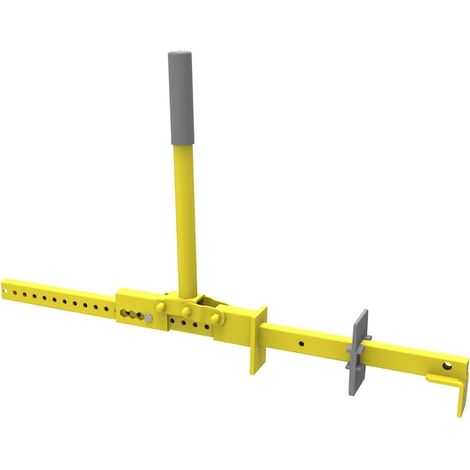 Leborgne – Pose-lames réglable Sylvapro pour lames de terrasse bois 80-210 mm – 3 cales plastiques – Espacement 5/7 mm – Système de blocage