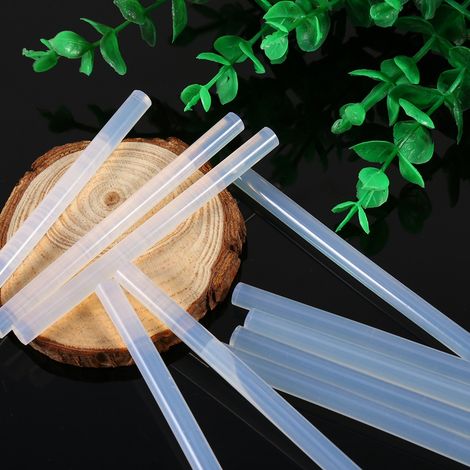 10 Stück Schmelzsticks (7 mm x 100 mm) für elektrische Bastelwerkzeuge und Klebemaschinen (1/4)