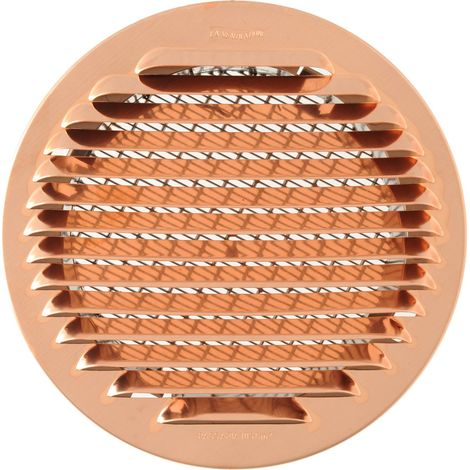 La ventilation gtrp150r-y Grille ronde a encastrer, cuivre, 175 mm (1/5)