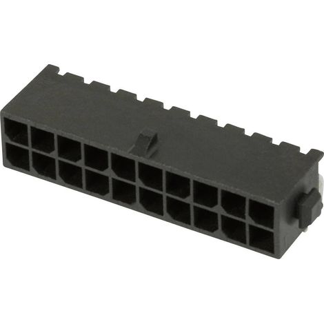 TE Connectivity Barrette mâle (standard) série Micro-MATE-N-LOK Nbr total de pôles 16 Pas: 3 mm 4-79 (1/2)