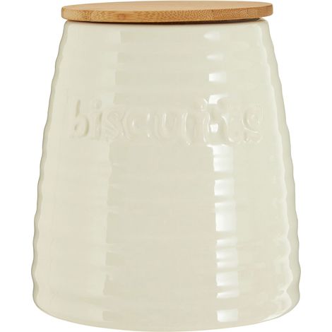 Premier Housewares Winnie Cream Dolomite Biscuit Canister (1/5)
