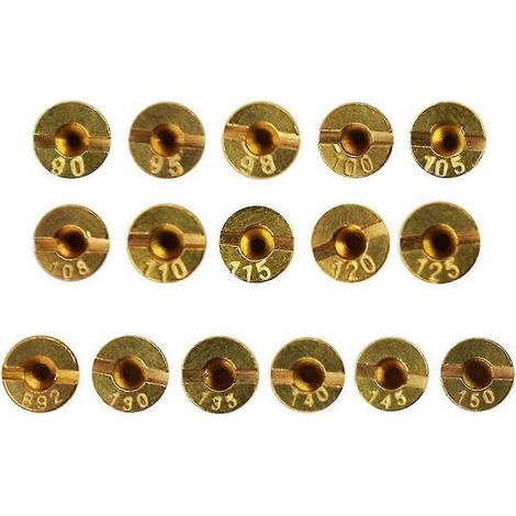 16-teiliges Hauptdüsenset für Vergaser, passend für PWK OKO CVK 90 92 95 98 100 105 108 110 115 120 125 130 135 140 14