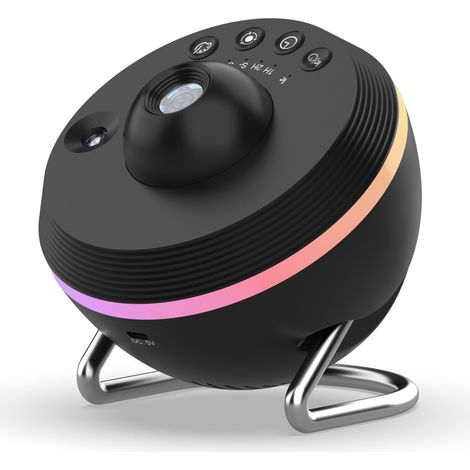 Projecteur Galaxie, Galaxy Star Planétarium avec 1 Disque pour Chambre 5K HD Projection • Dynamic Meteor • Bande LED RGB • Auto Timer • Silent Rotation • Cadeau pour Enfants & Adultes (1/5)