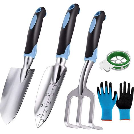 Kit de Jardinage - Ensemble d'Outils de Jardinage Robustes et Faciles à Utiliser (5 pièces) (1/5)
