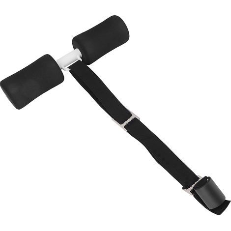 Barre d'abdominaux pour exercices à domicile - Matériel de fitness noir pour renforcement musculaire (1/5)