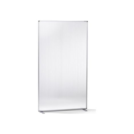 Raumteiler Acryl o.Magnetleiste transparent B1000xH1800mm MAGNETOPLAN (1/5)