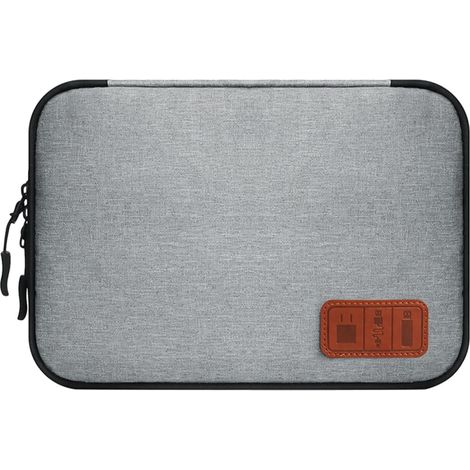 Pochette Organisateur de Câbles de Voyage en Polyester Multiples Poches et Bandes Élastiques pour Accessoires Numériques, Compacte et Légère, pour Rangement Mobile Quotidien (1/5)