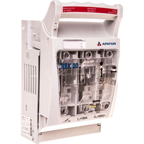 Sicherungstrennschalter 160A RBK 00 M /Schraubklemmen bis 70mm²/ 63-823333-121