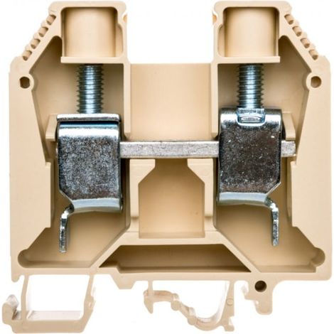 Connettore filettato per binario 35mm2 beige VS 35 PA 003901157