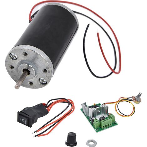 Moteur à courant continu à aimant permanent 24V 5000RPM, silencieux, mini haute vitesse, sens horaire/antihoraire, pour générateur DIY (1/5)