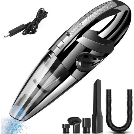 120-W-Akku-Handstaubsauger – 6000 Pa Saugleistung – 500 ml Tankvolumen – 30 Minuten Laufzeit – Waschbarer HEPA-Filter – 2200 mAh (1/5)