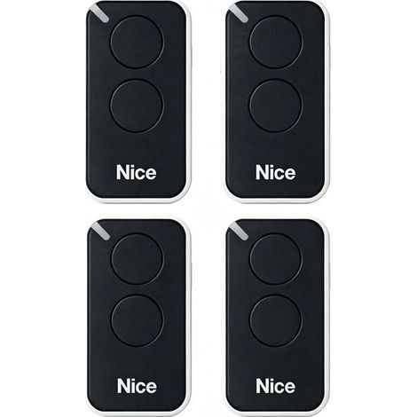 NICE ERA INTI schwarze Fernbedienung INTI2, 4er-Pack (1/2)