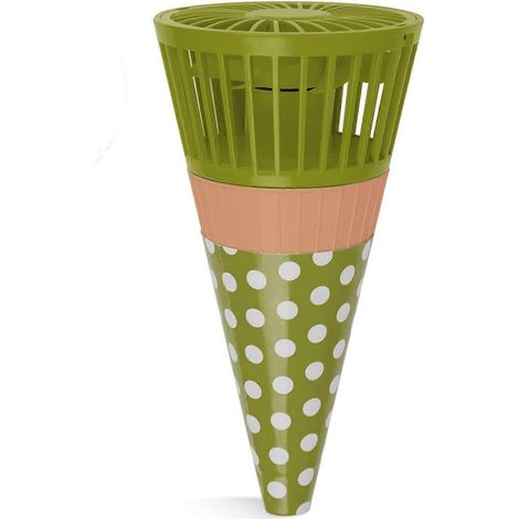 Ventilateur portable 2020, mini ventilateur de poche USB à suspendre autour du cou en forme de glace pour les activités extérieures et intérieures en été (vert) (1/5)