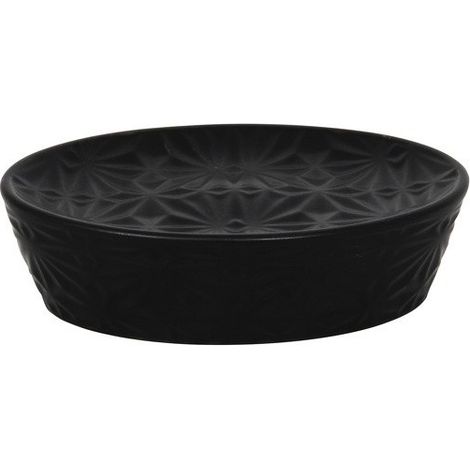 Porte savon céramique VENISE Noir MSV
