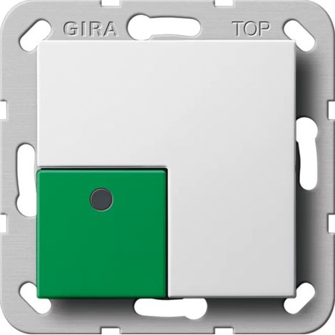 Gira System 55 Moderner und eleganter Schalter in Weiß (1/2)